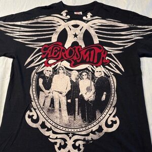 Aerosmith 2010 World Tour Black T-Shirt , M , $34